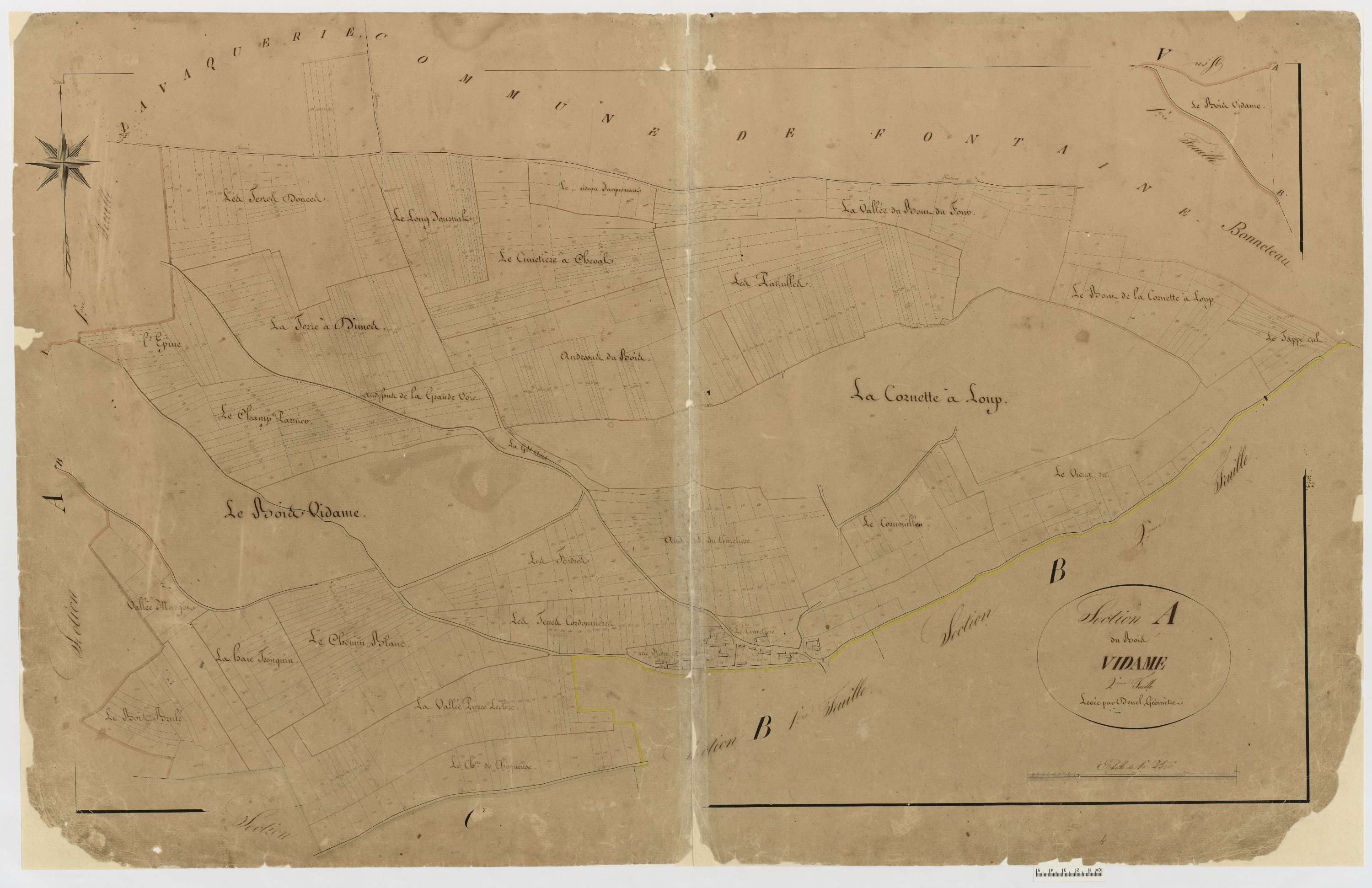 Catheux - Cadastre napoléonien, section A2