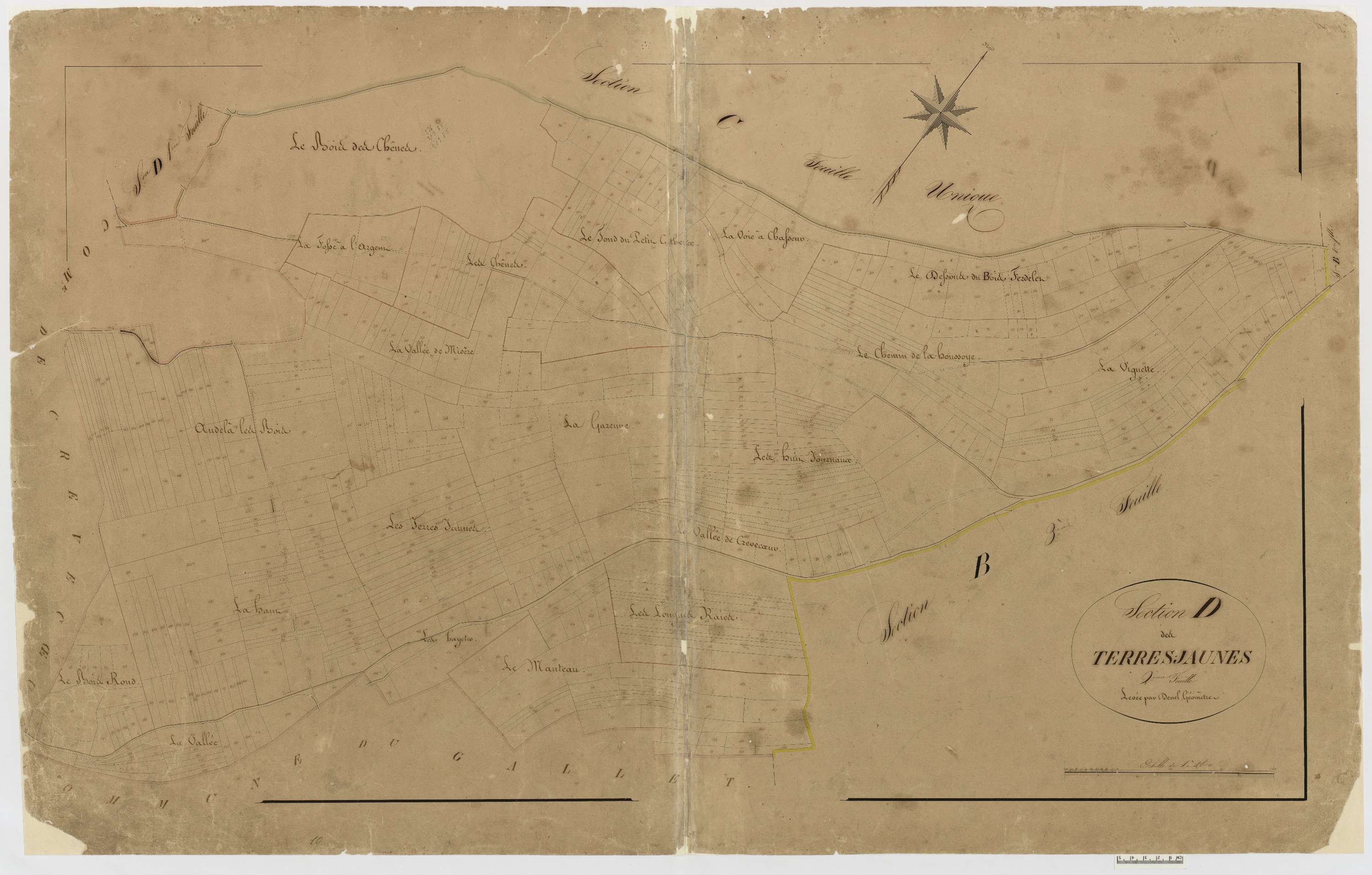 Catheux - Cadastre napoléonien, section D2