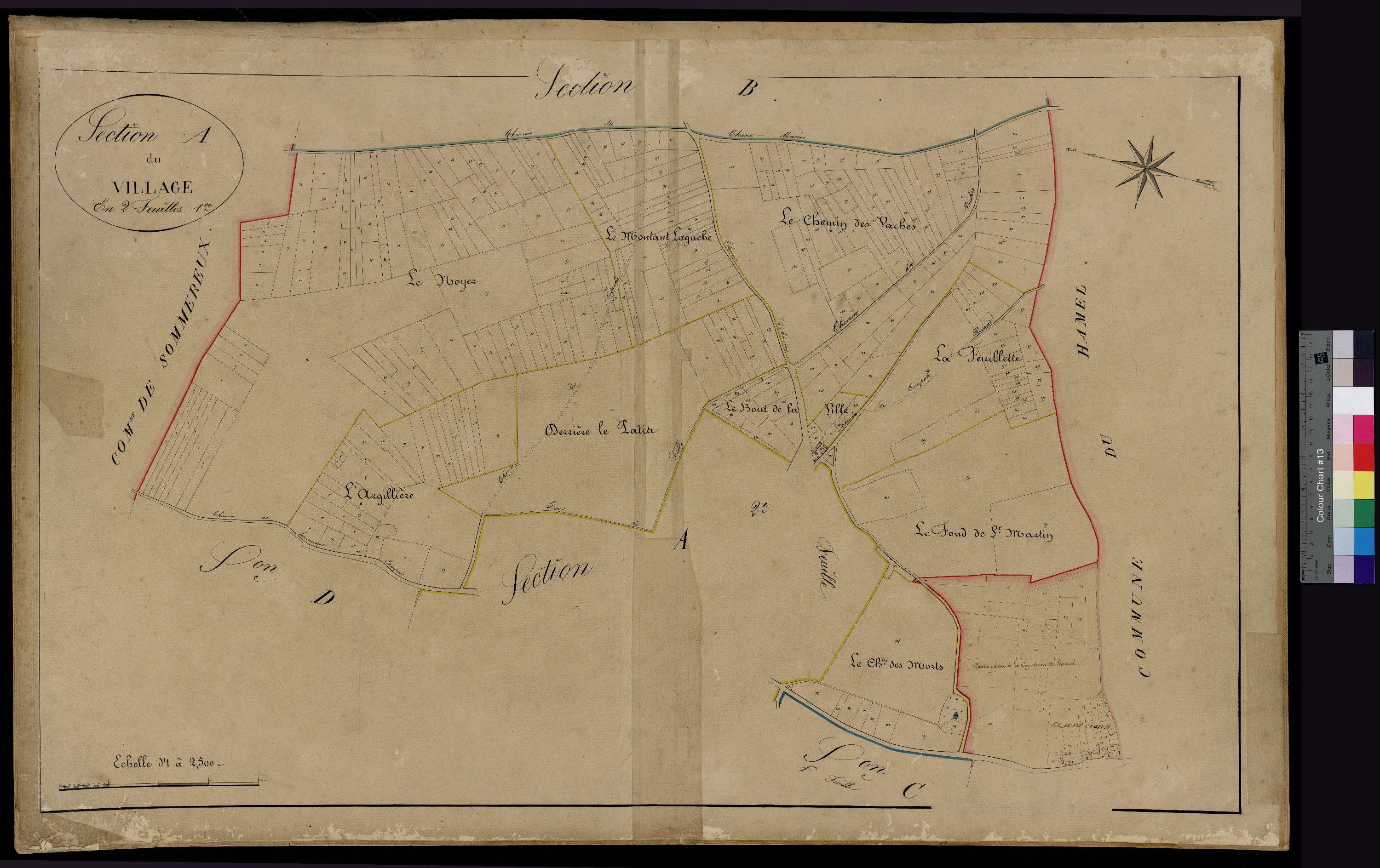 Cempuis - Cadastre napoléonien, section A1