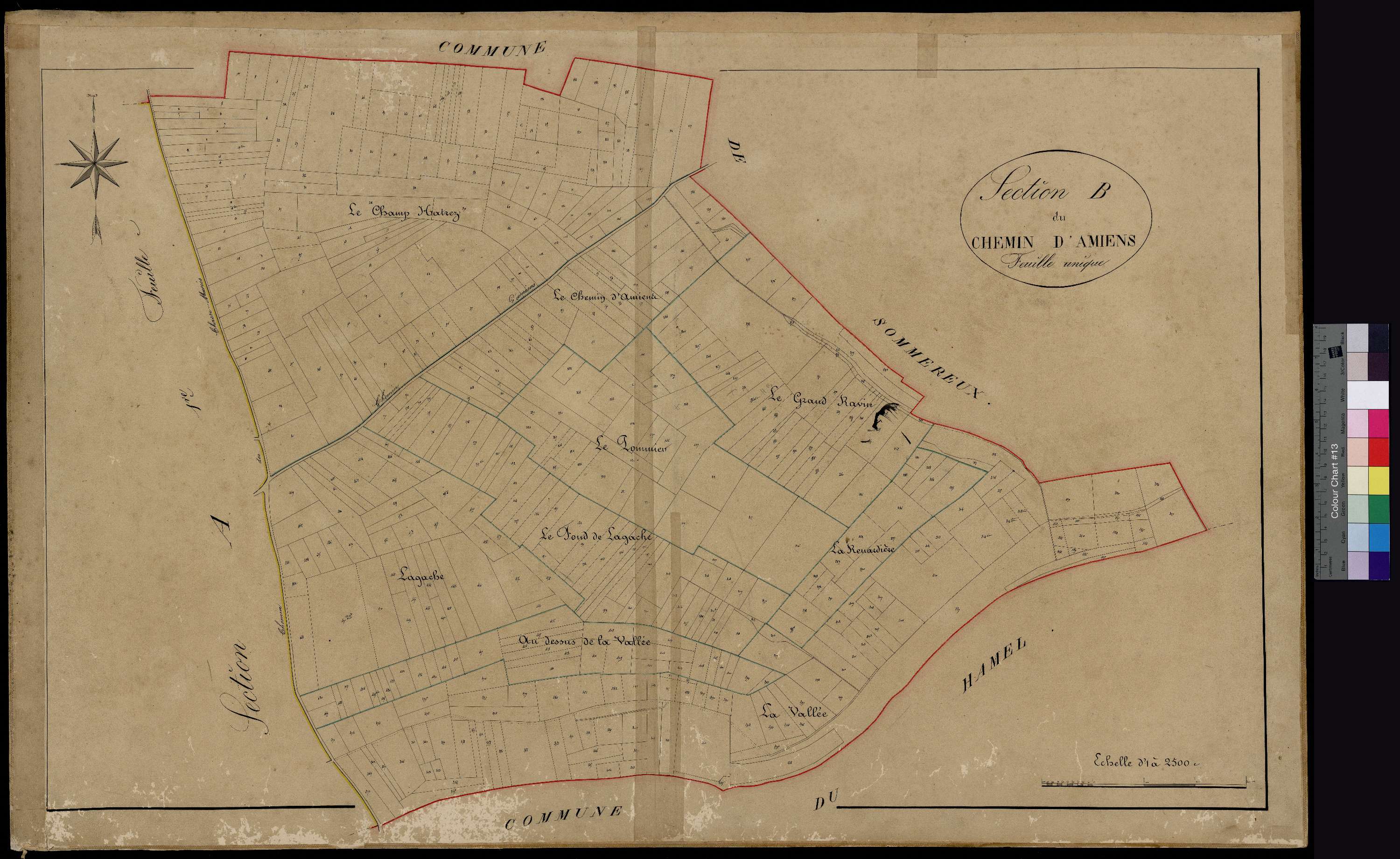 Cempuis - Cadastre napoléonien, section B