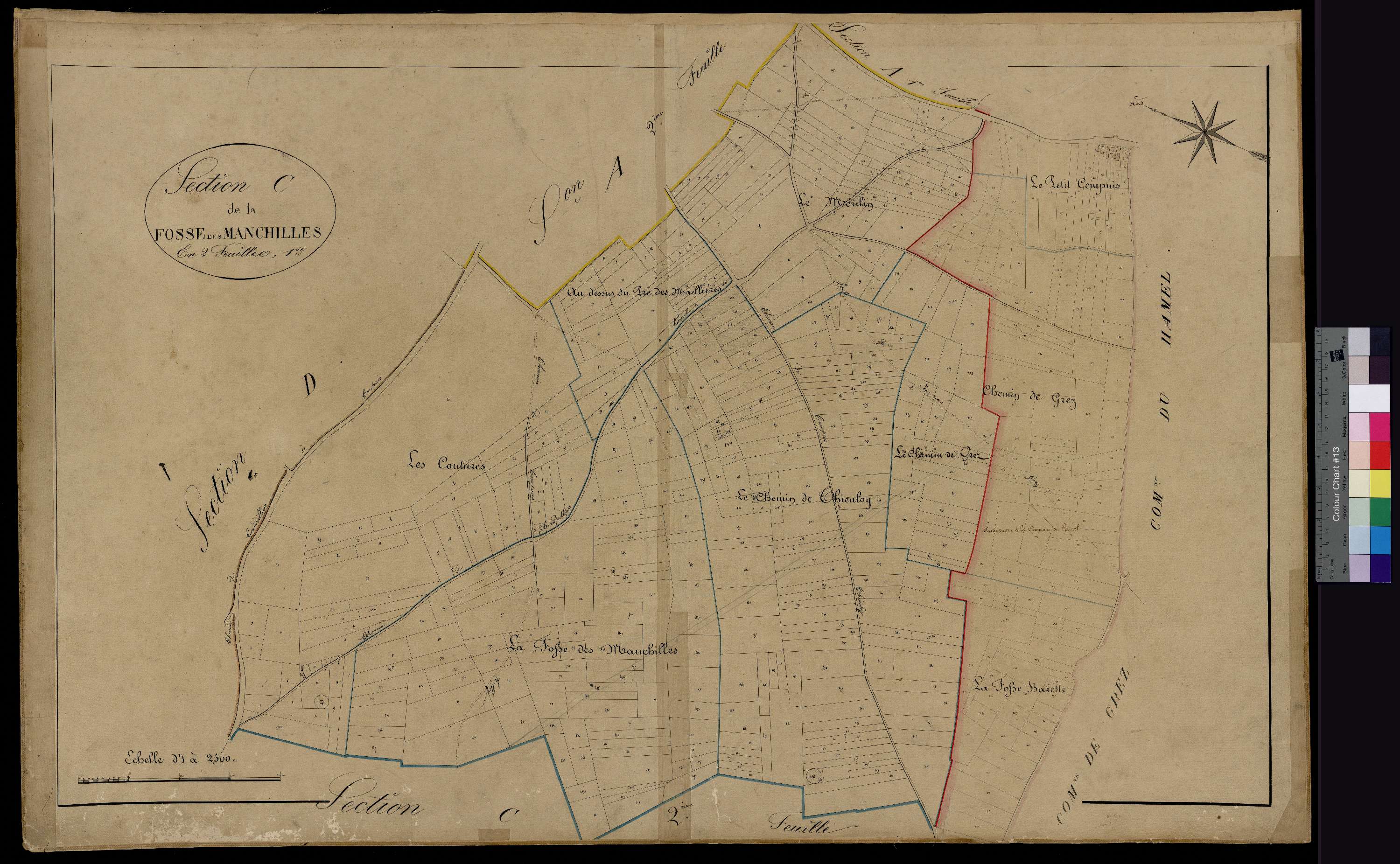 Cempuis - Cadastre napoléonien, section C1