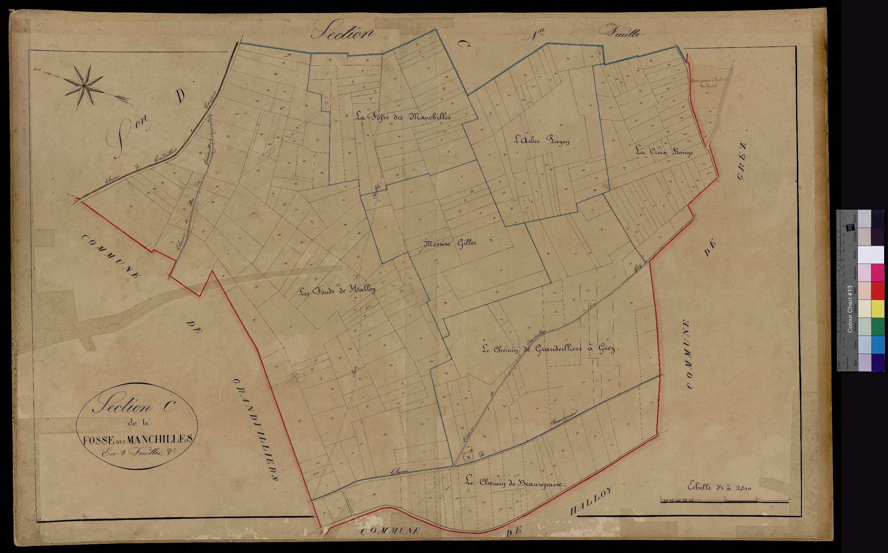 Cempuis - Cadastre napoléonien, section C2