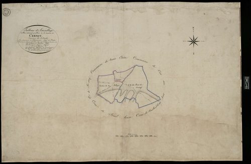 Cernoy - Cadastre napoléonien, tableau d'assemblage