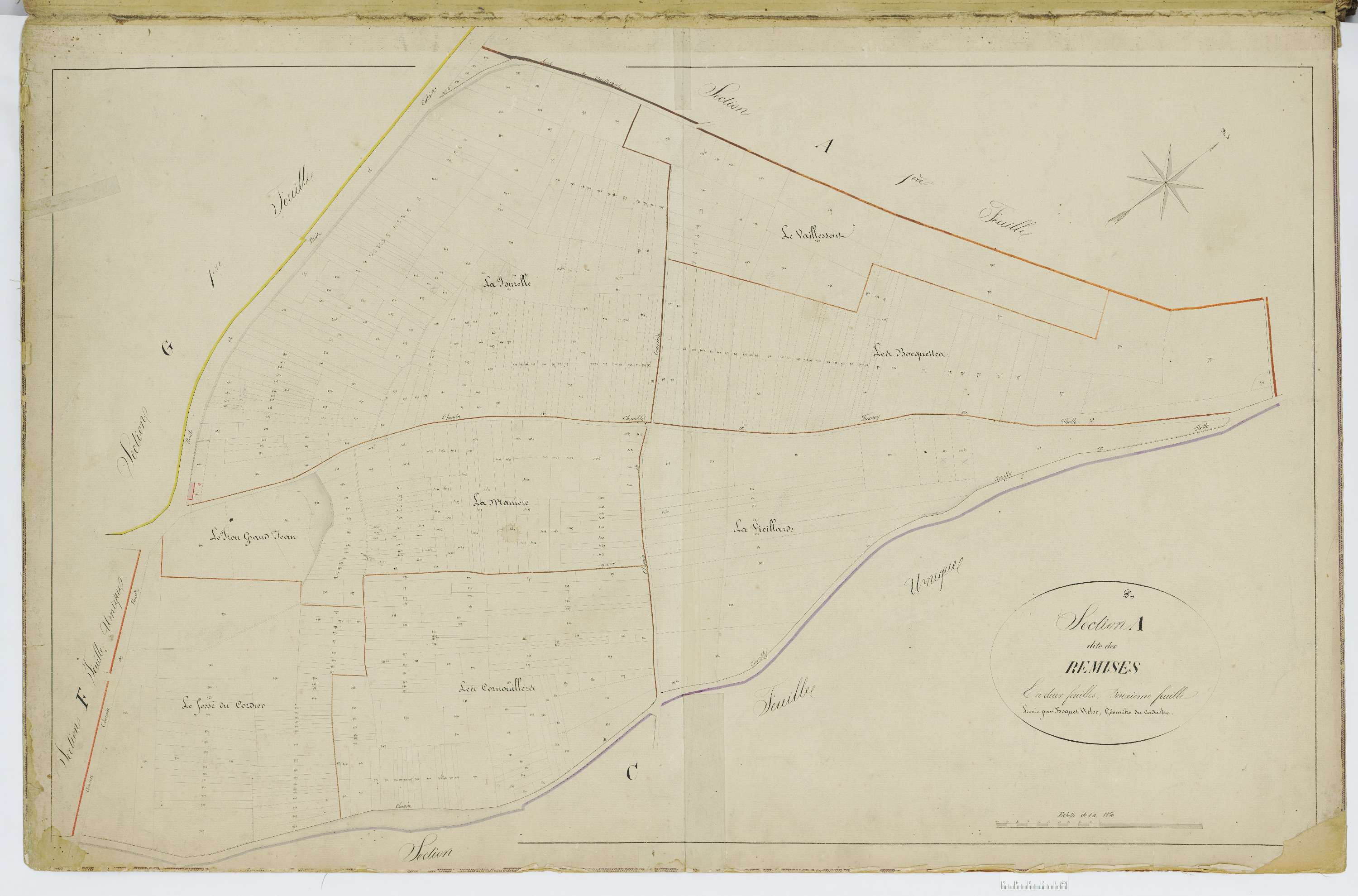 Chambly - Cadastre napoléonien, section A2
