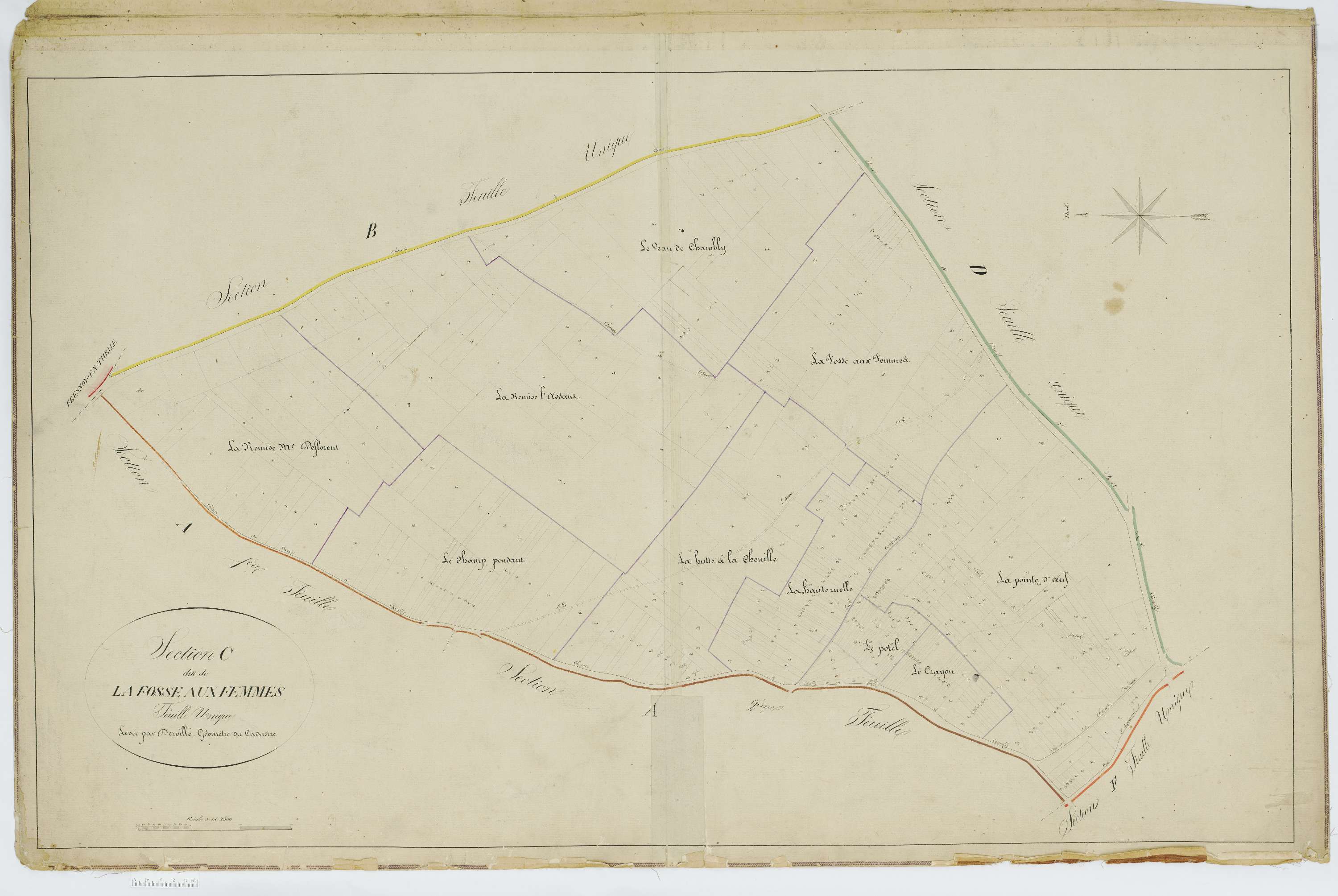 Chambly - Cadastre napoléonien, section C