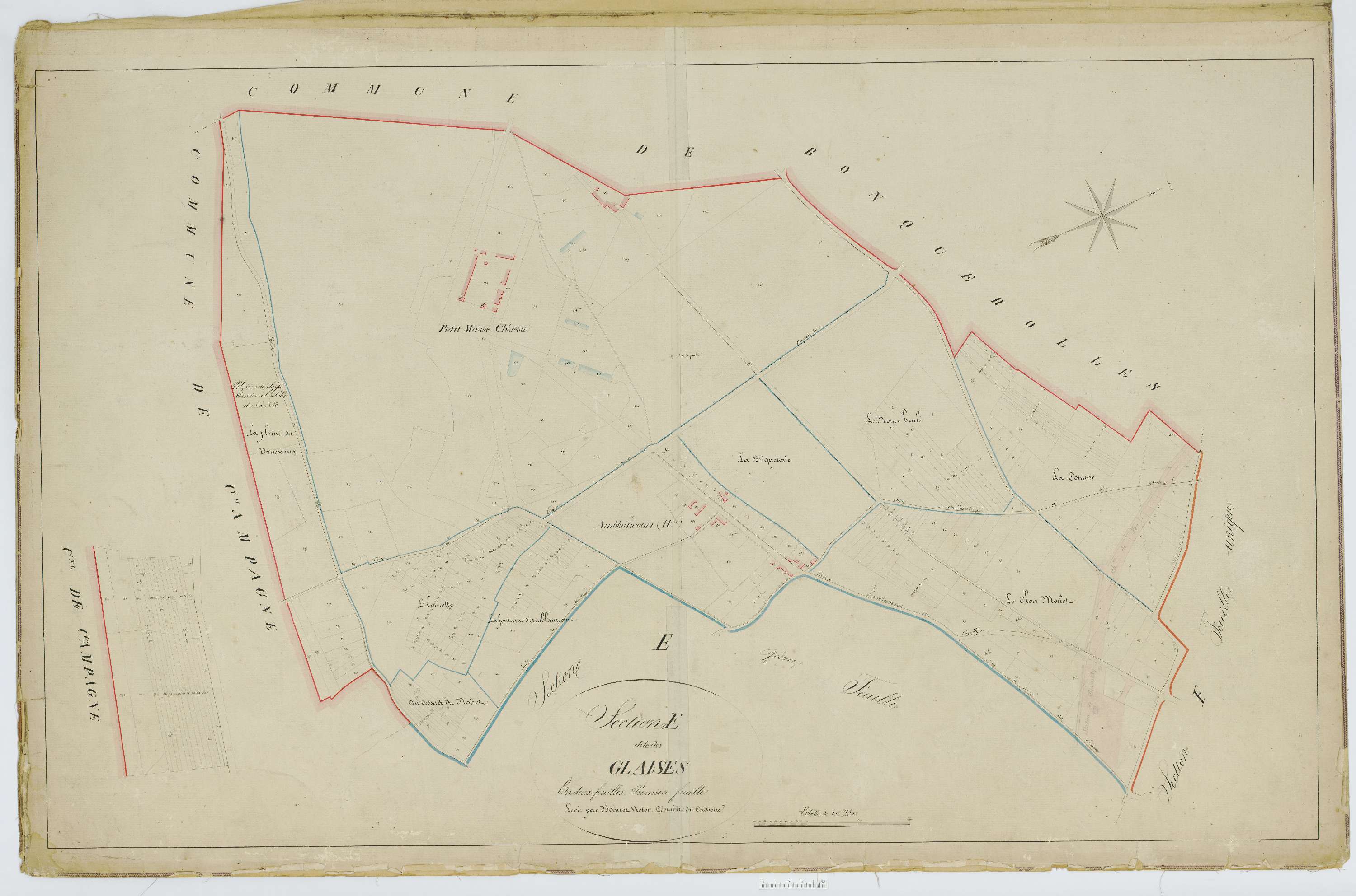 Chambly - Cadastre napoléonien, section E1