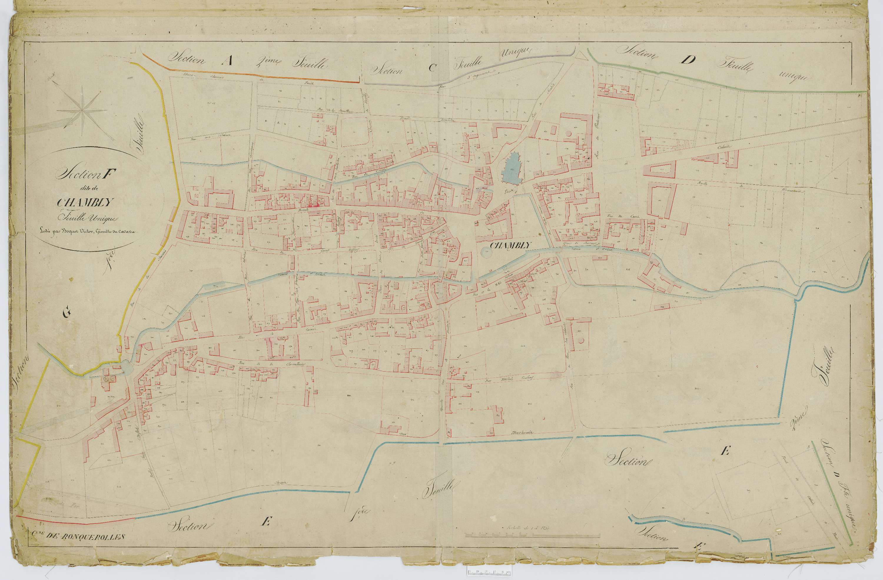 Chambly - Cadastre napoléonien, section F