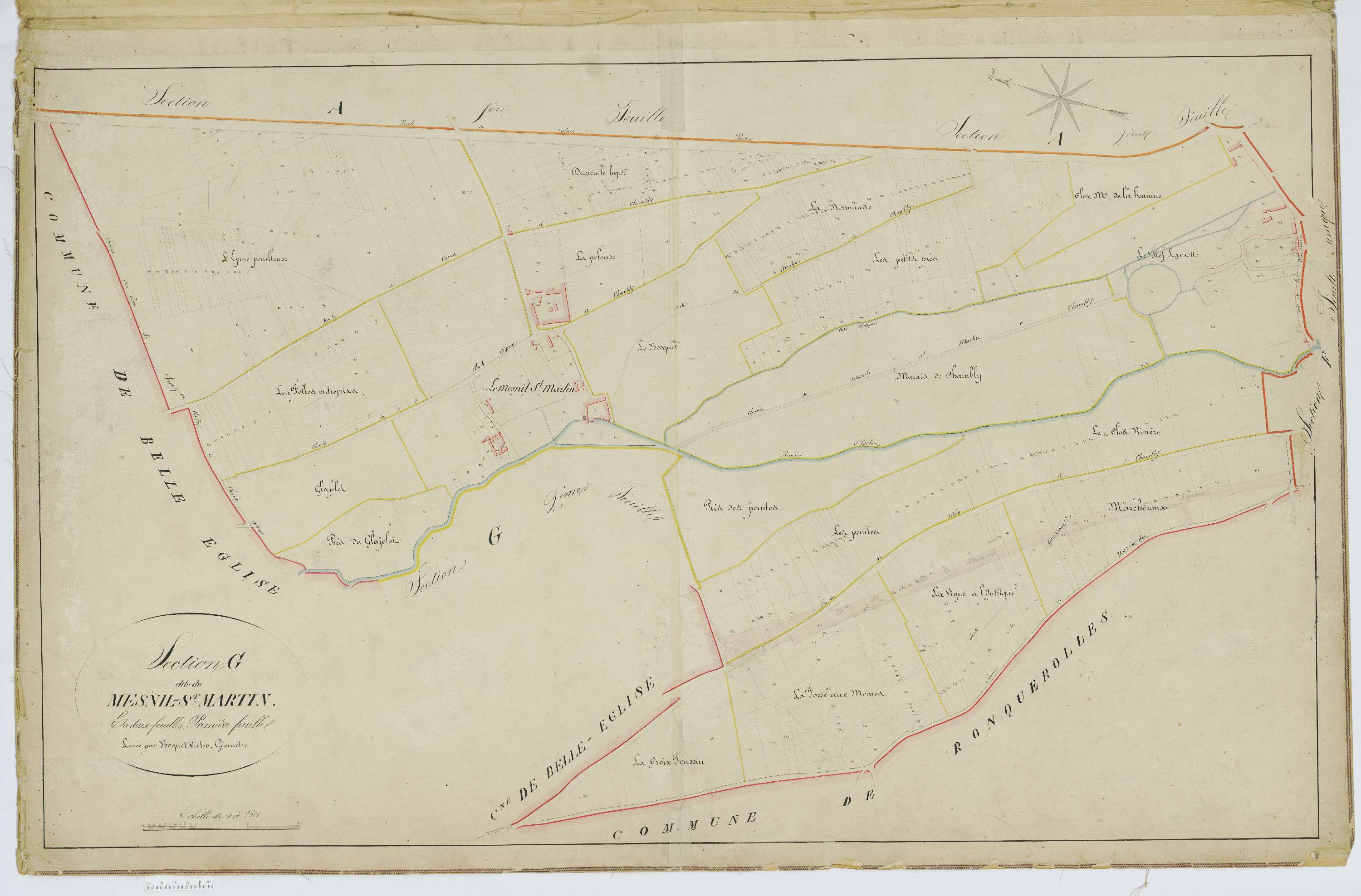 Chambly - Cadastre napoléonien, section G1