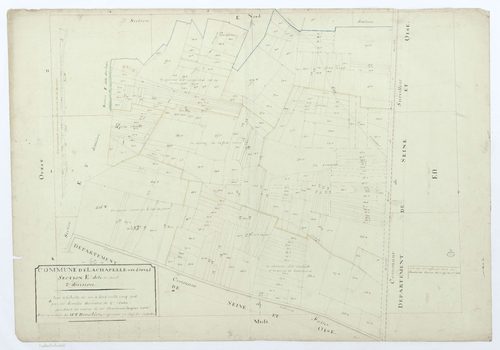 La Chapelle-en-Serval - Cadastre napoléonien, section E2