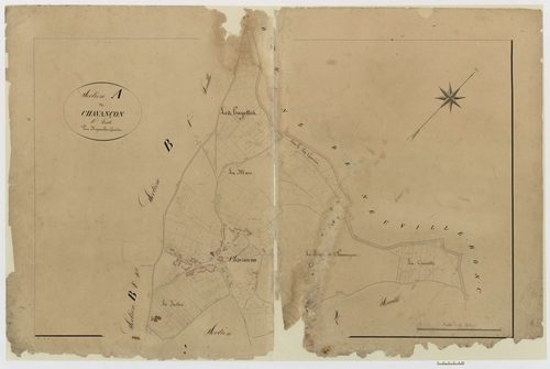 Chavençon - Cadastre napoléonien, section A1