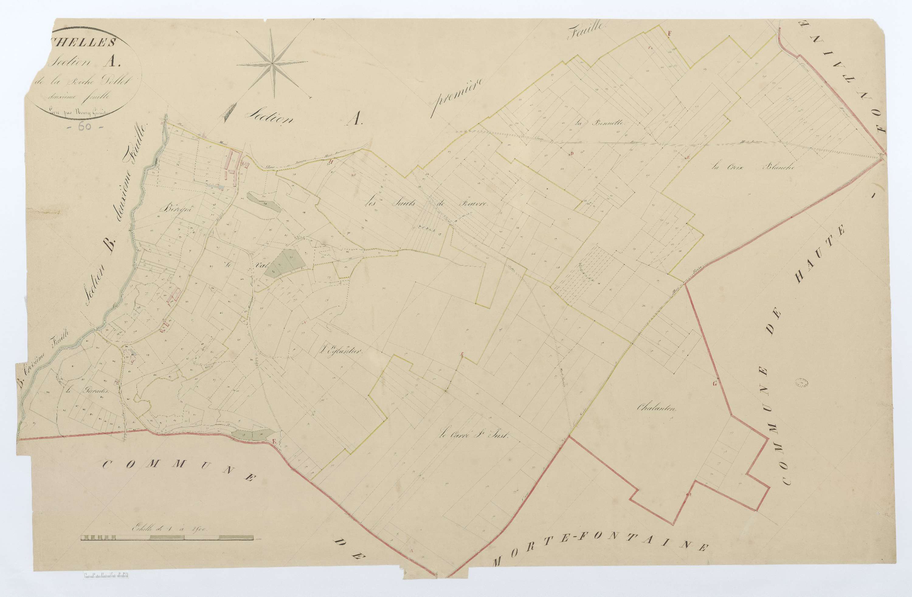 Chelles - Cadastre napoléonien, section A2