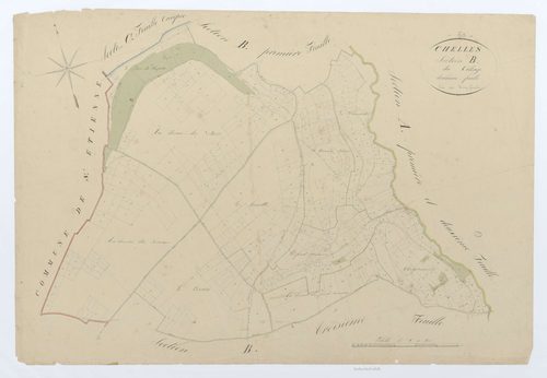 Chelles - Cadastre napoléonien, section B2