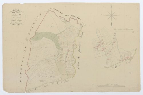Chelles - Cadastre napoléonien, section C, feuille unique