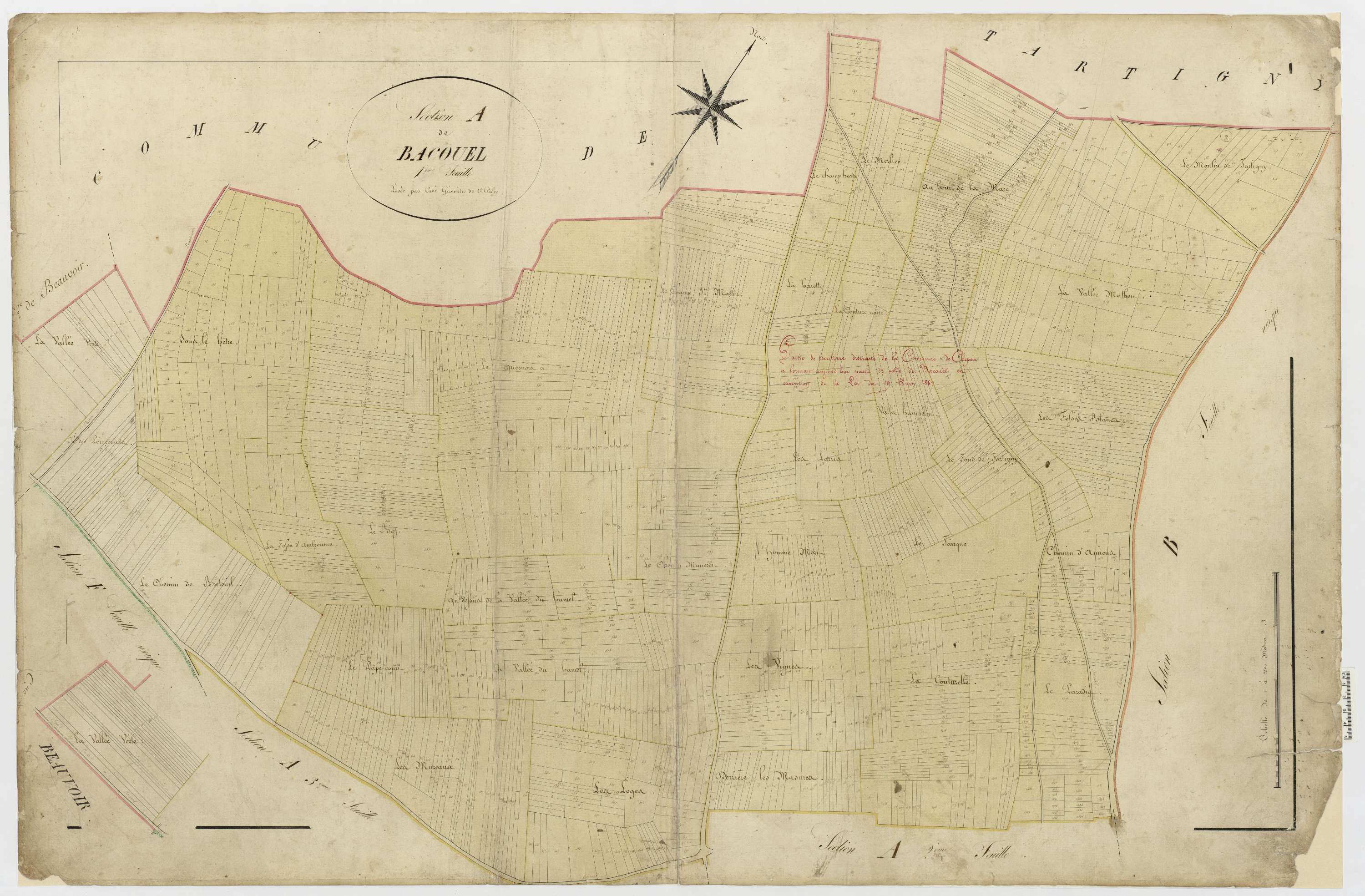 Chepoix - Cadastre napoléonien, section A1