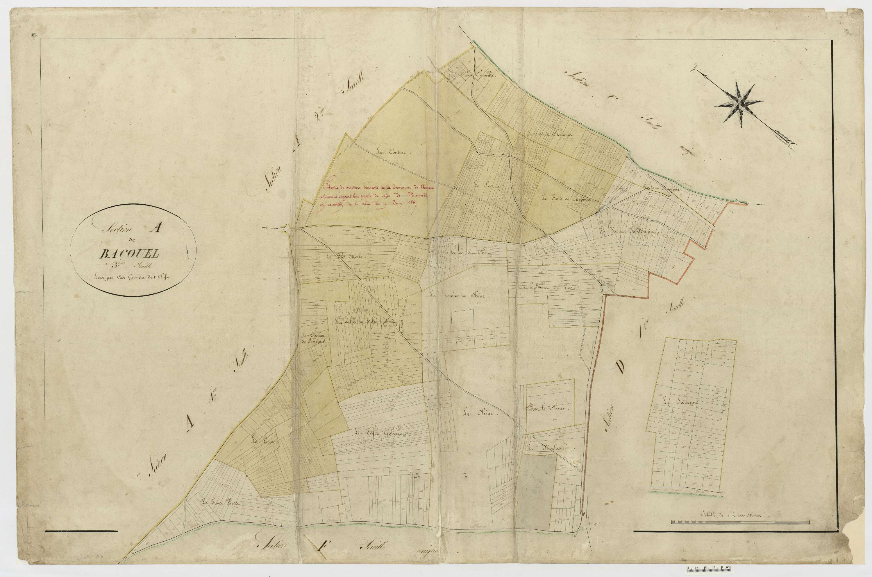 Chepoix - Cadastre napoléonien, section A3
