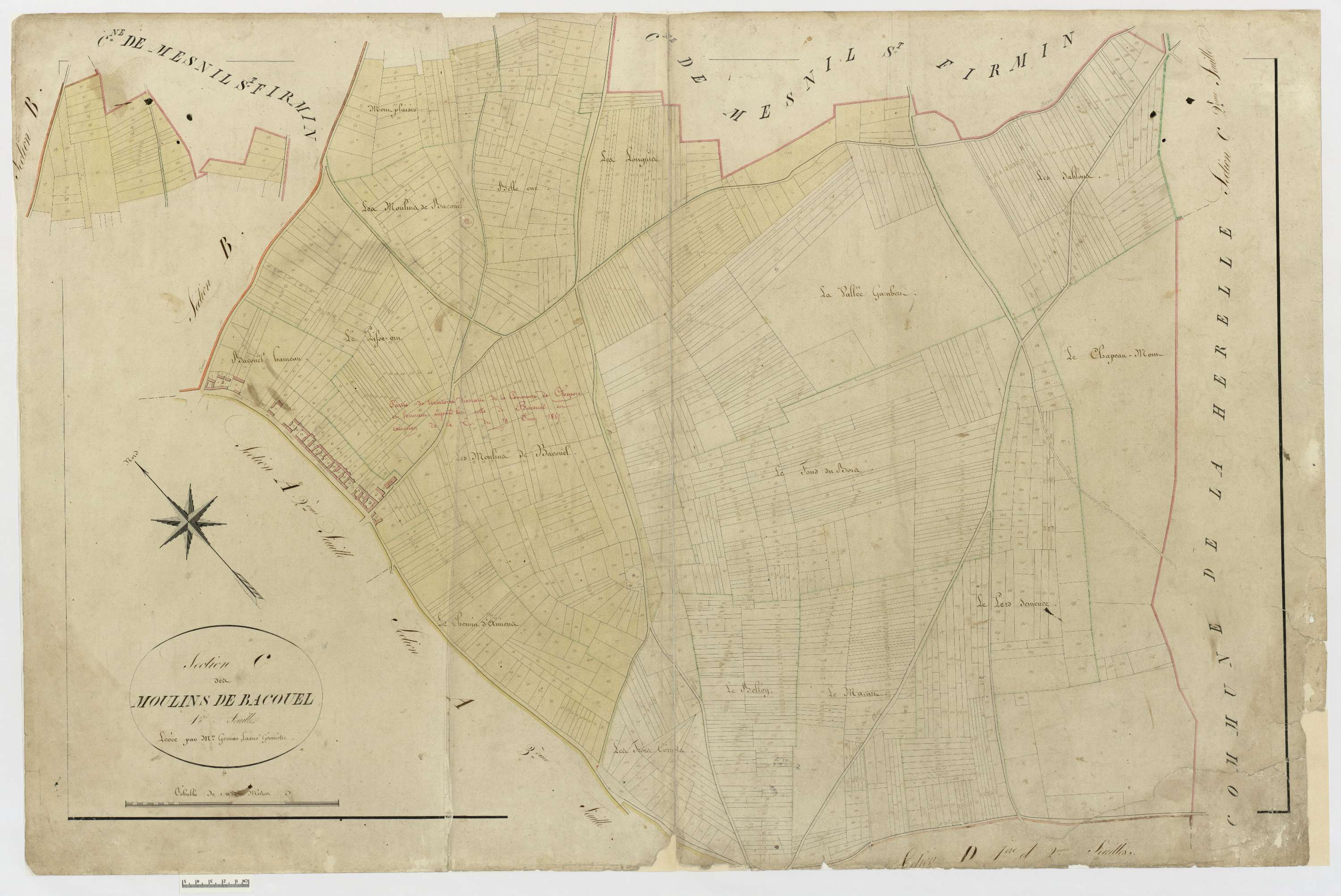 Chepoix - Cadastre napoléonien, section C