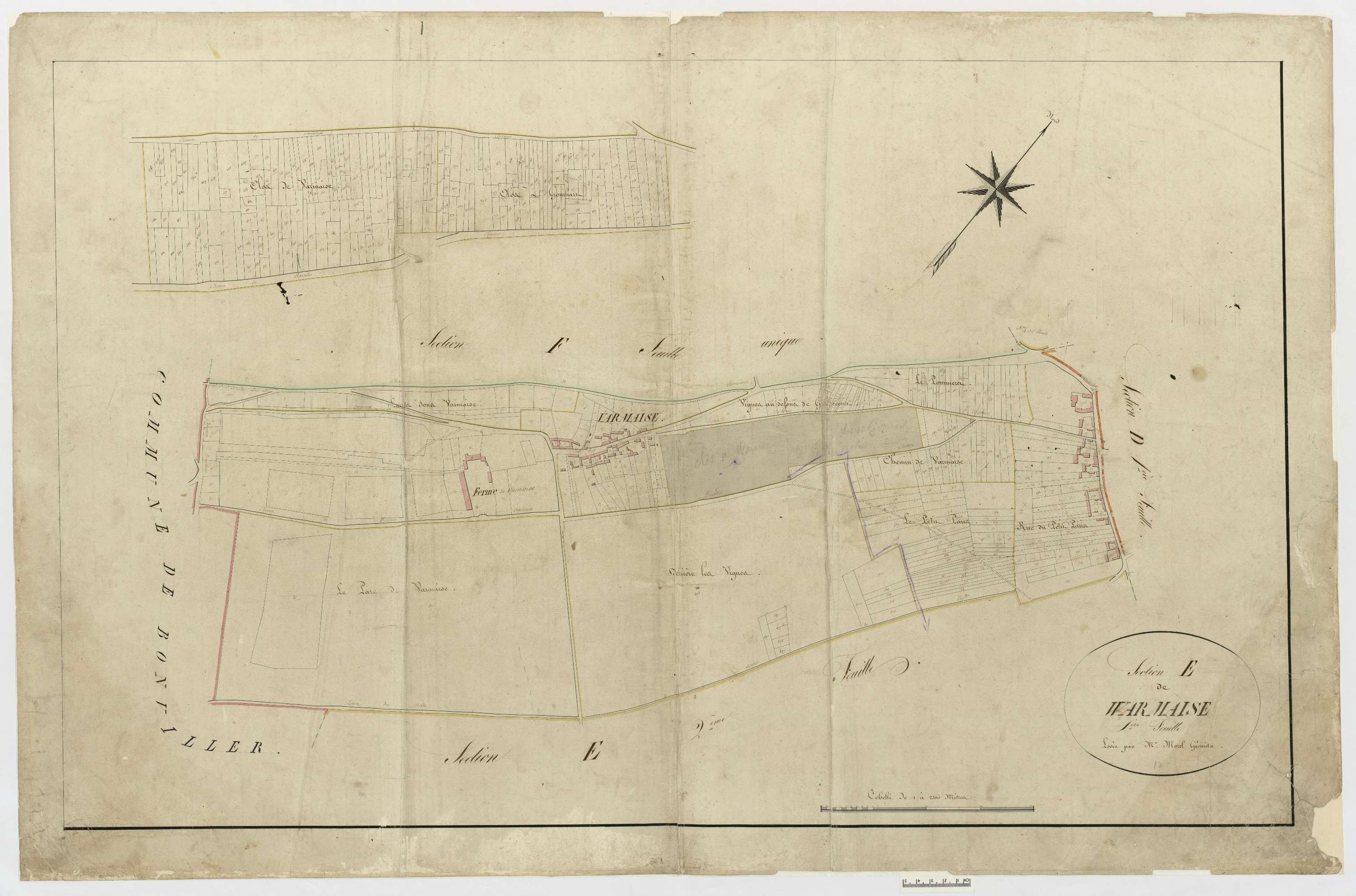 Chepoix - Cadastre napoléonien, section E1