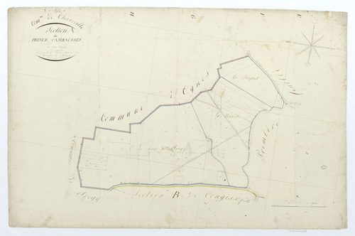 Chèvreville - Cadastre napoléonien, section A2