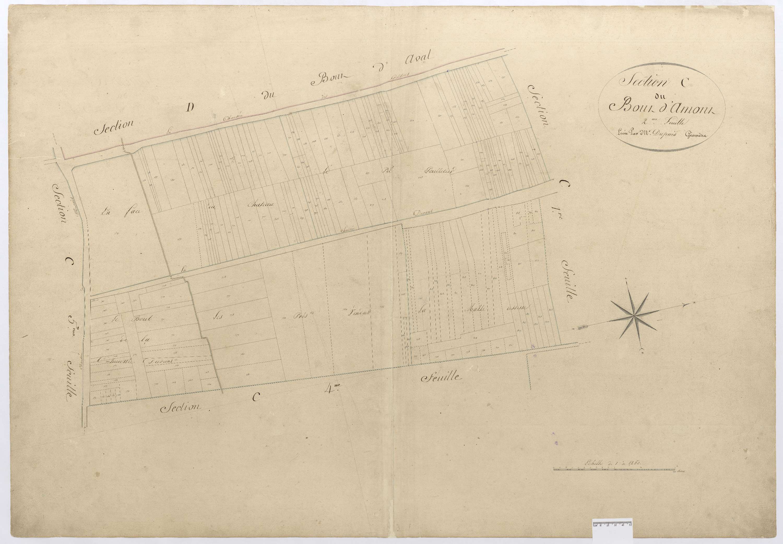 Chevrières - Cadastre napoléonien, section C2