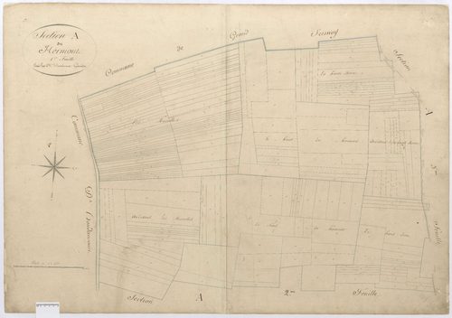 Chevrières - Cadastre napoléonien, section A1