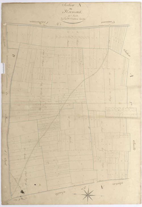 Chevrières - Cadastre napoléonien, section A2