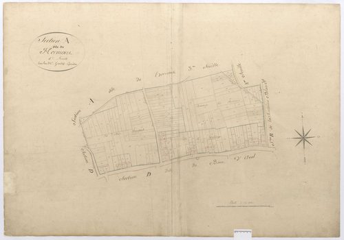 Chevrières - Cadastre napoléonien, section A4