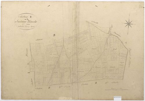 Chevrières - Cadastre napoléonien, section B2