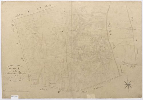 Chevrières - Cadastre napoléonien, section B3