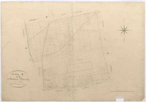 Chevrières - Cadastre napoléonien, section B4