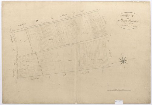 Chevrières - Cadastre napoléonien, section C2