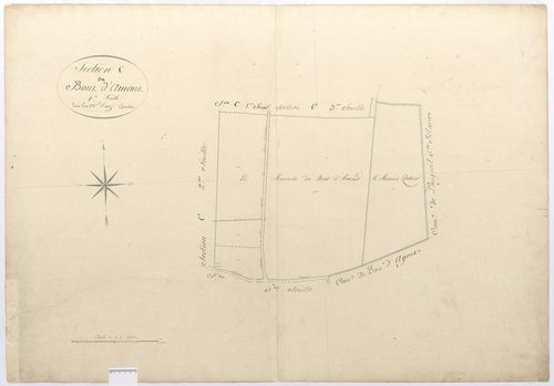 Chevrières - Cadastre napoléonien, section C4