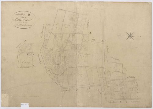 Chevrières - Cadastre napoléonien, section D5