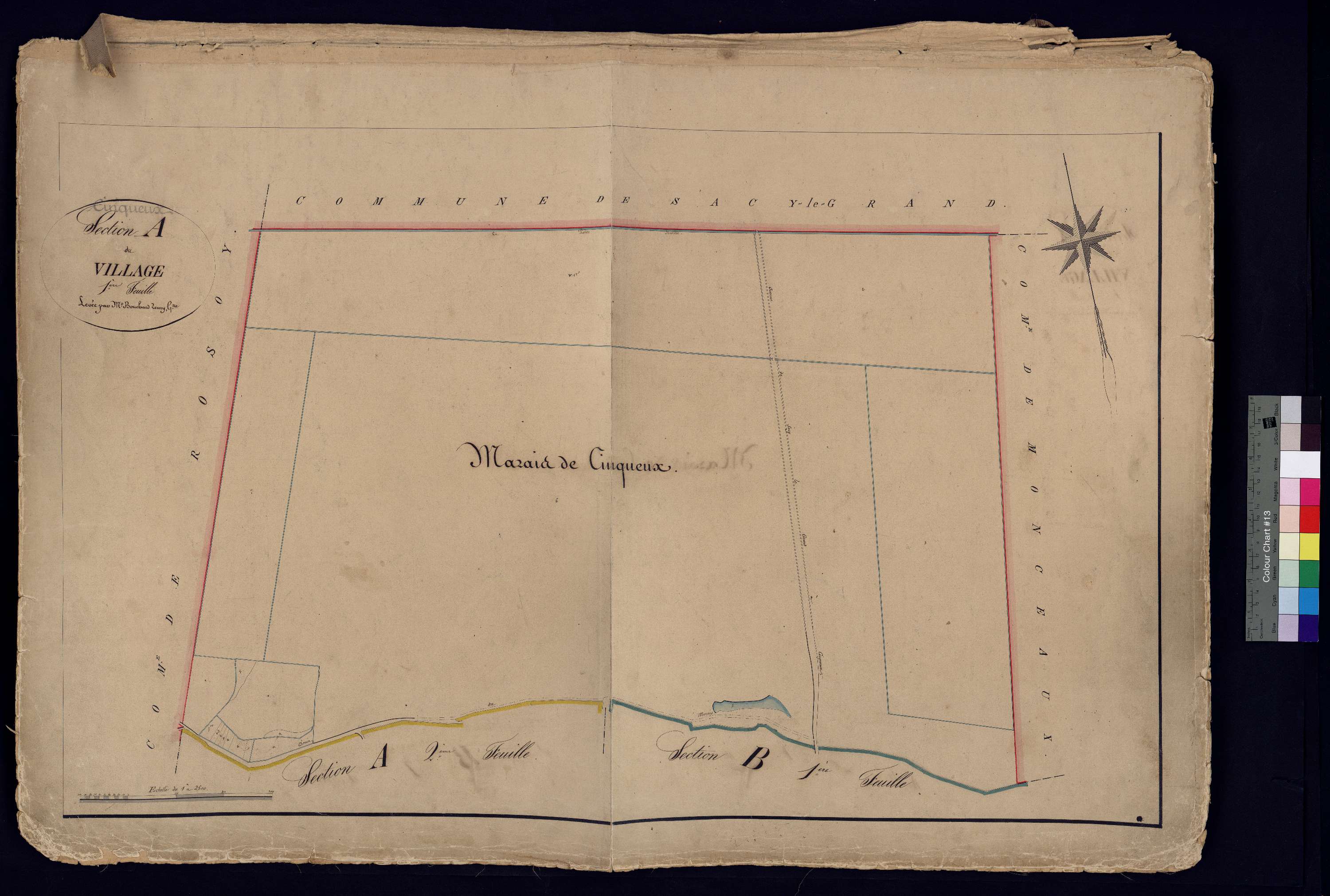 Cinqueux - Cadastre napoléonien, section A1