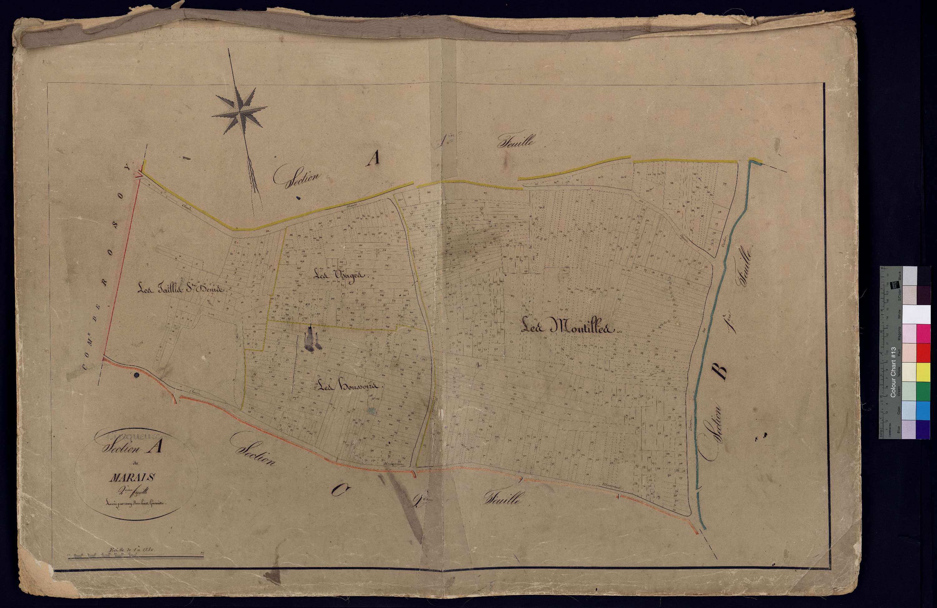 Cinqueux - Cadastre napoléonien, section A2