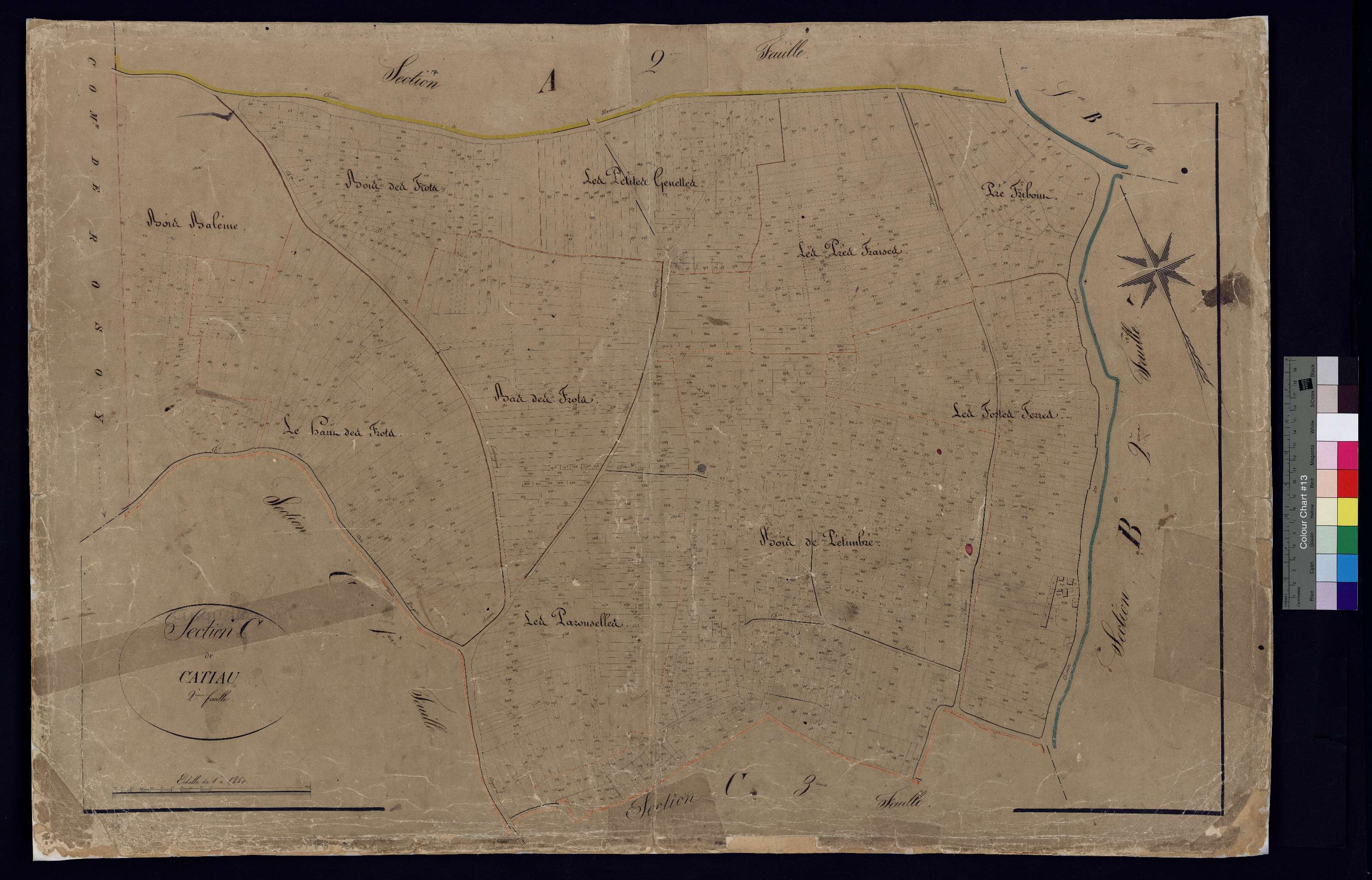 Cinqueux - Cadastre napoléonien, section C2