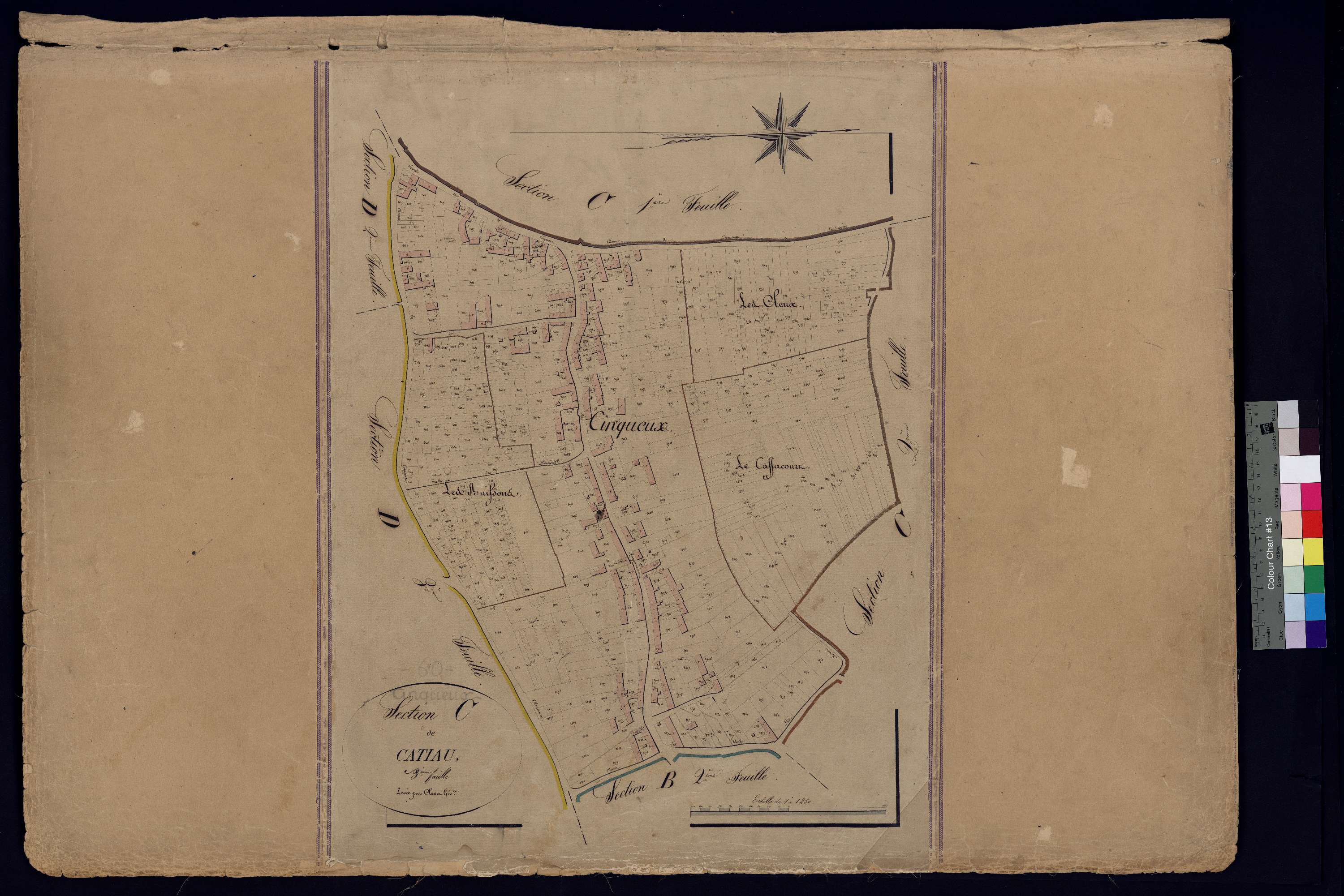 Cinqueux - Cadastre napoléonien, section C3