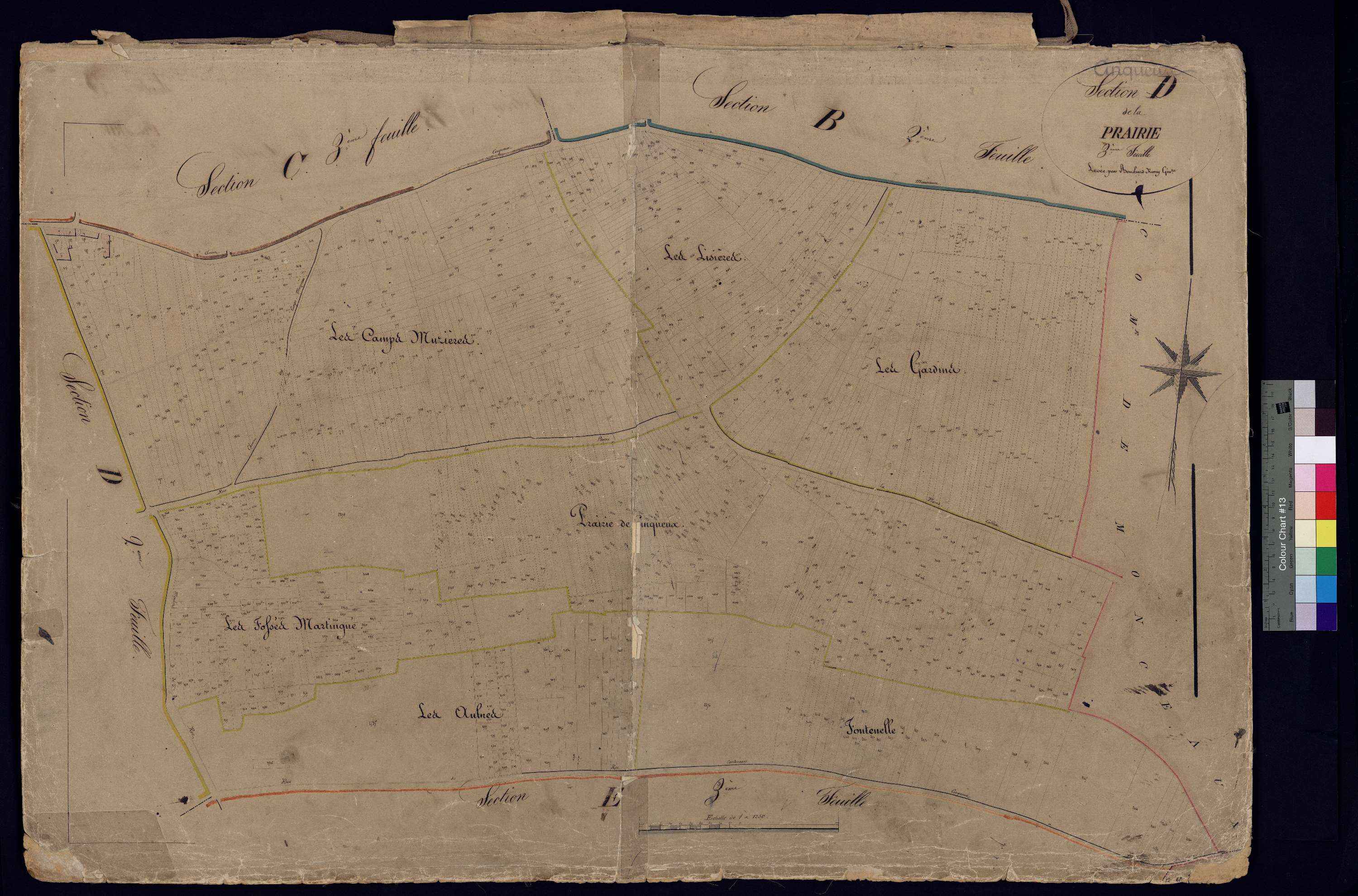 Cinqueux - Cadastre napoléonien, section D3