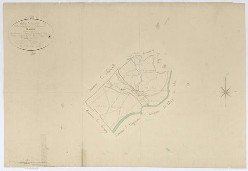 Clairoix - Cadastre napoléonien, tableau d'assemblage