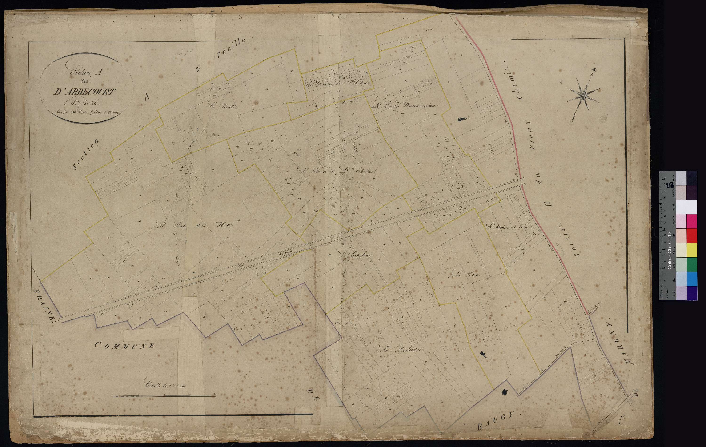 Coudun - Cadastre napoléonien, section A1