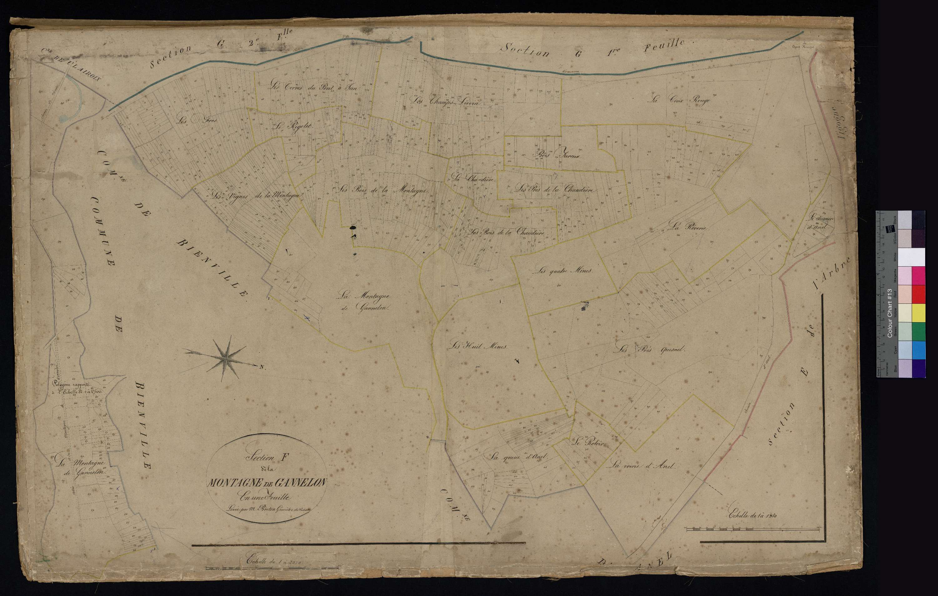 Coudun - Cadastre napoléonien, section F