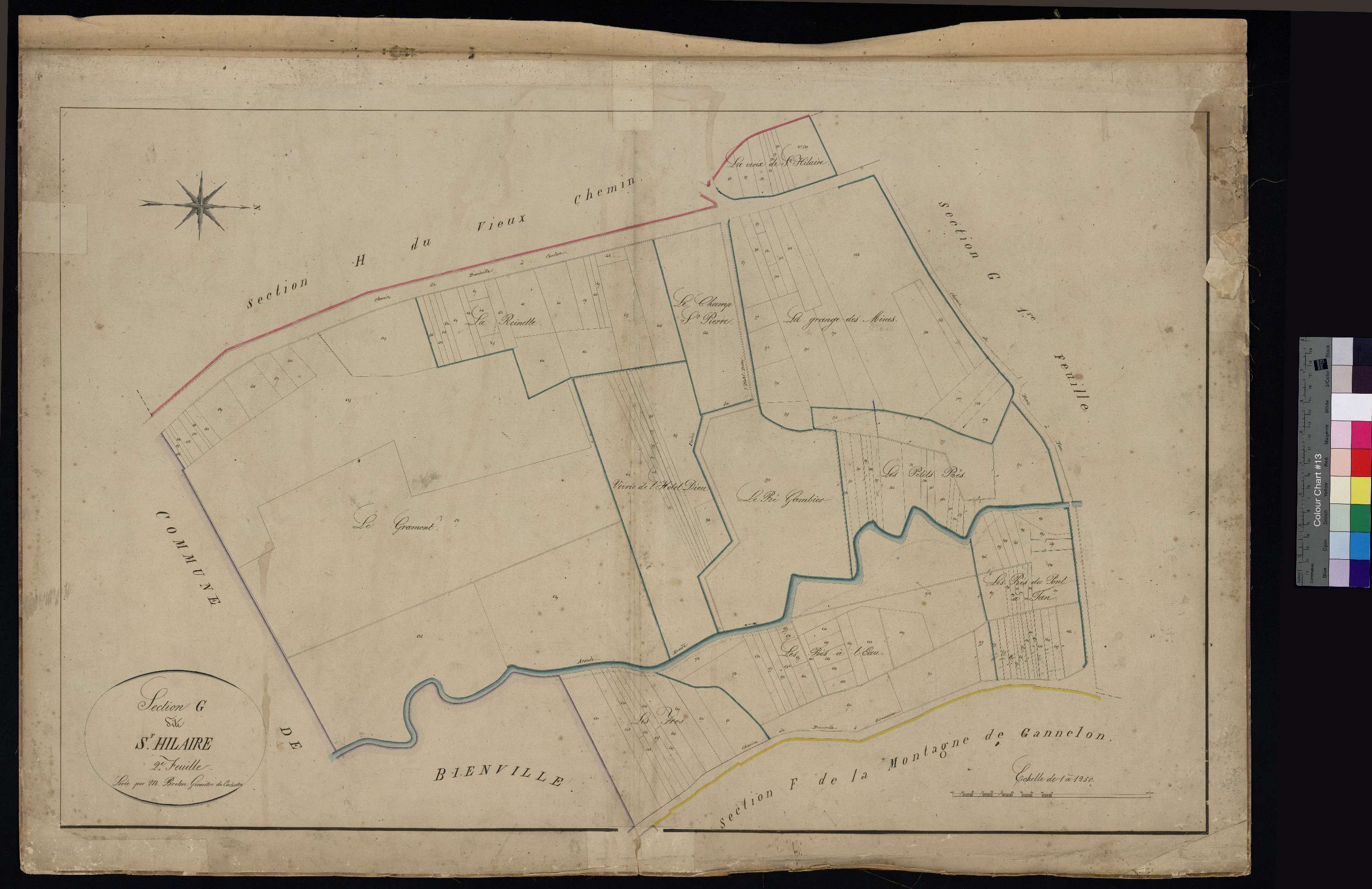 Coudun - Cadastre napoléonien, section G2