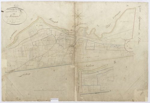 Courcelles-lès-Gisors - Cadastre napoléonien, section A