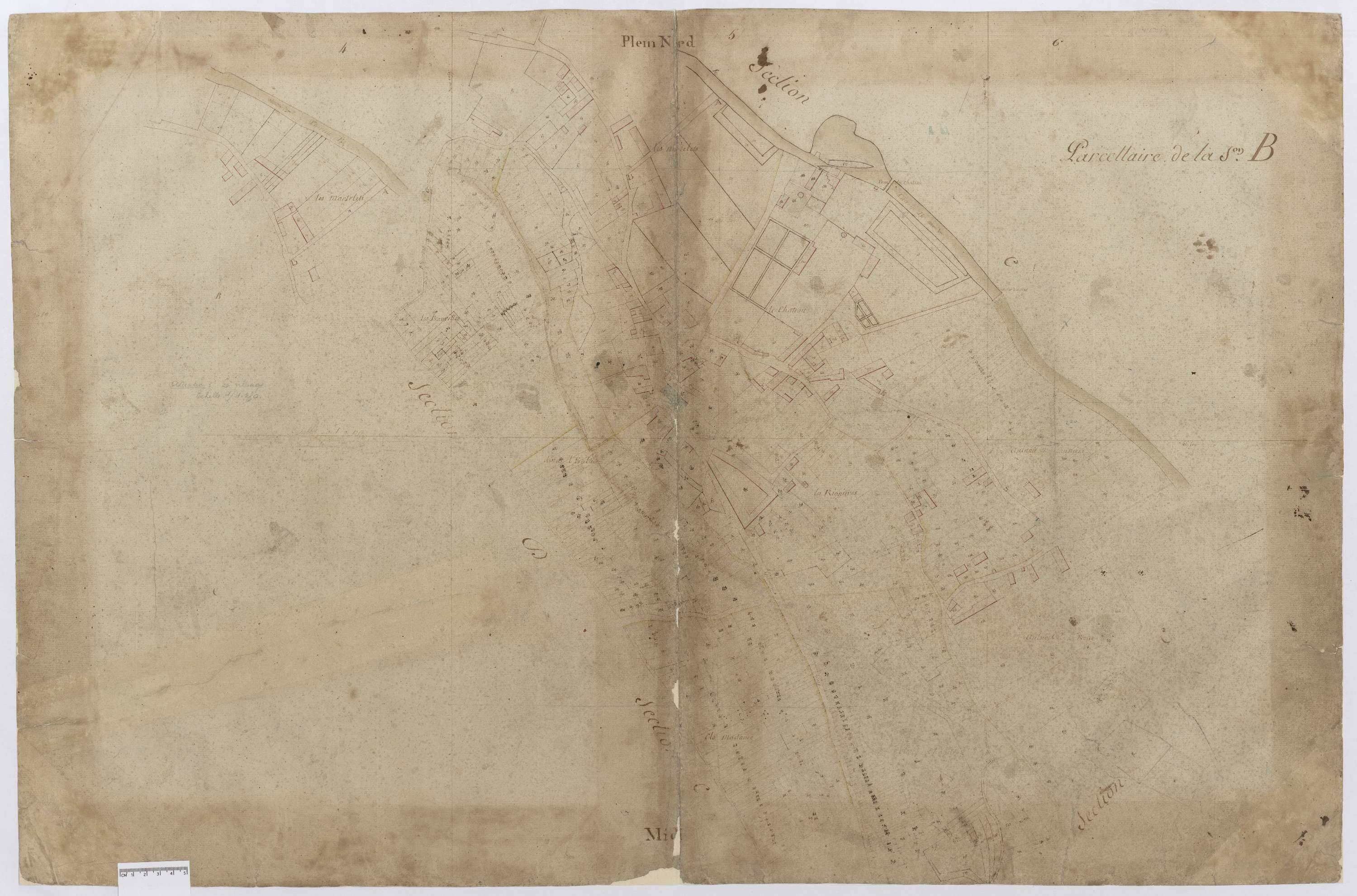 Cramoisy - Cadastre napoléonien, section B