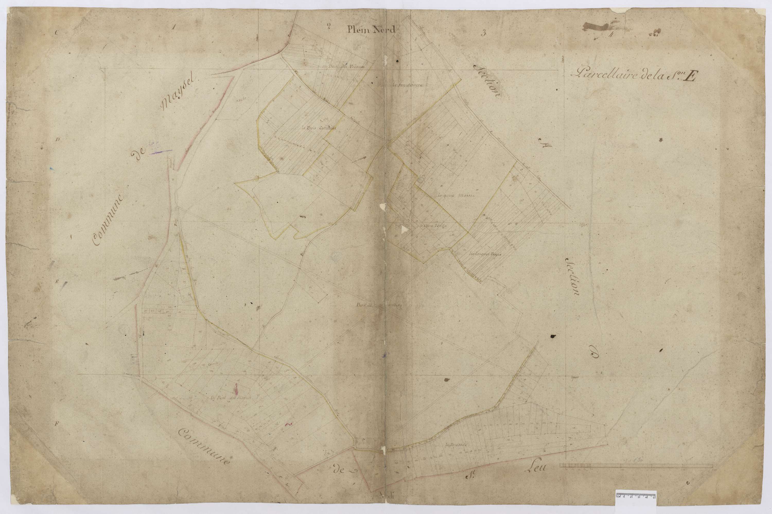 Cramoisy - Cadastre napoléonien, section E