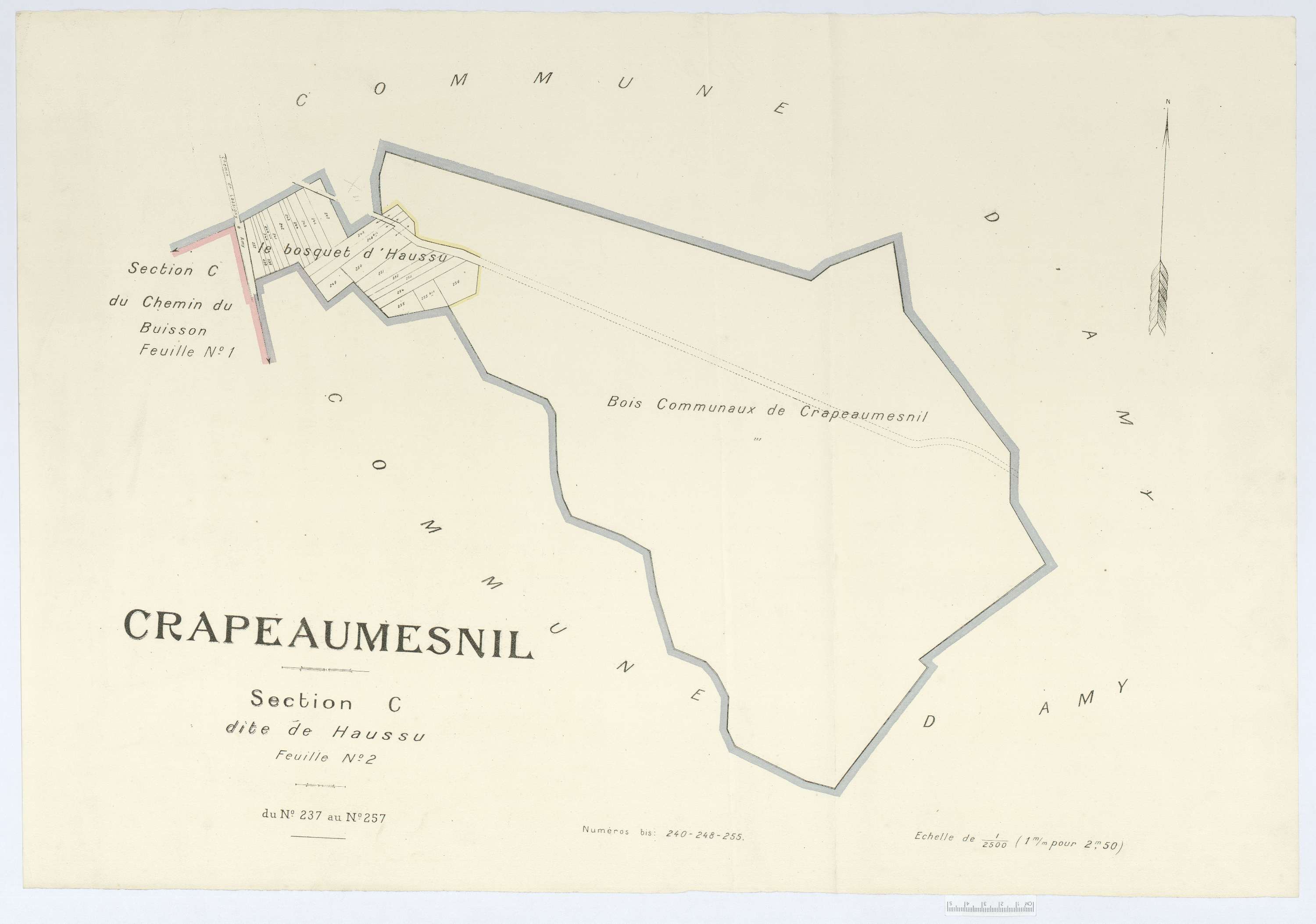 Crapeaumesnil - Cadastre napoléonien (copie), section C2