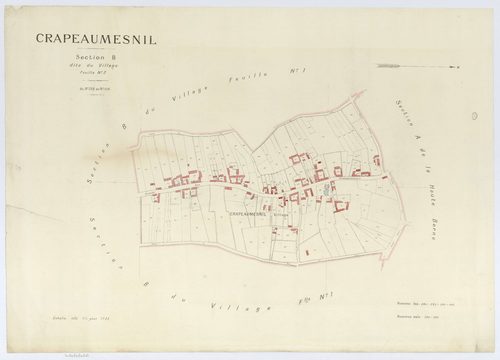 Crapeaumesnil - Cadastre napoléonien (copie), section B2