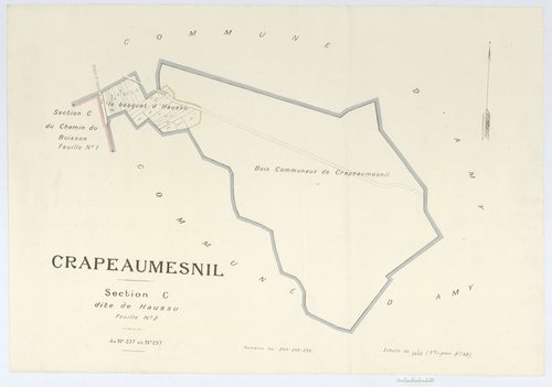 Crapeaumesnil - Cadastre napoléonien (copie), section C2