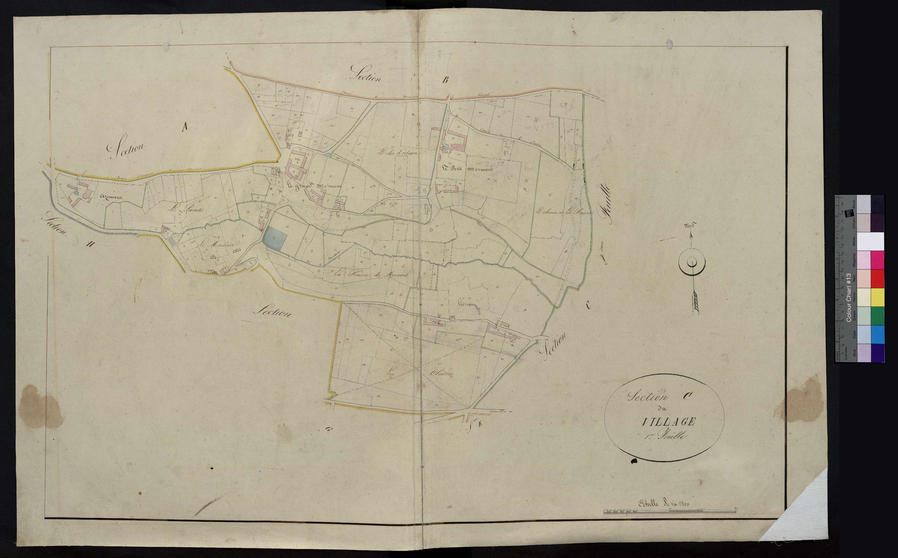 Crépy-en-Valois - Cadastre napoléonien, section C1