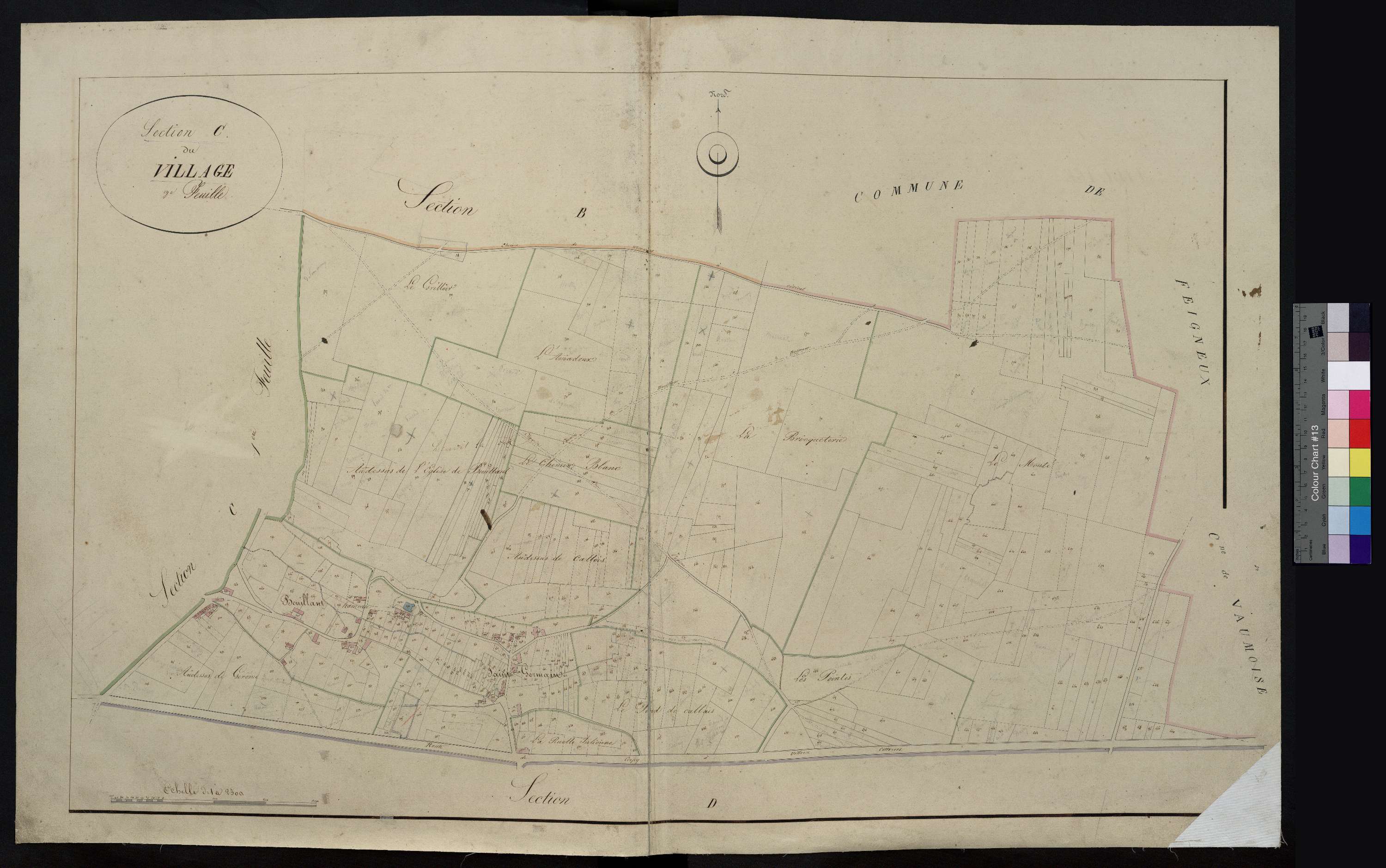 Crépy-en-Valois - Cadastre napoléonien, section C2