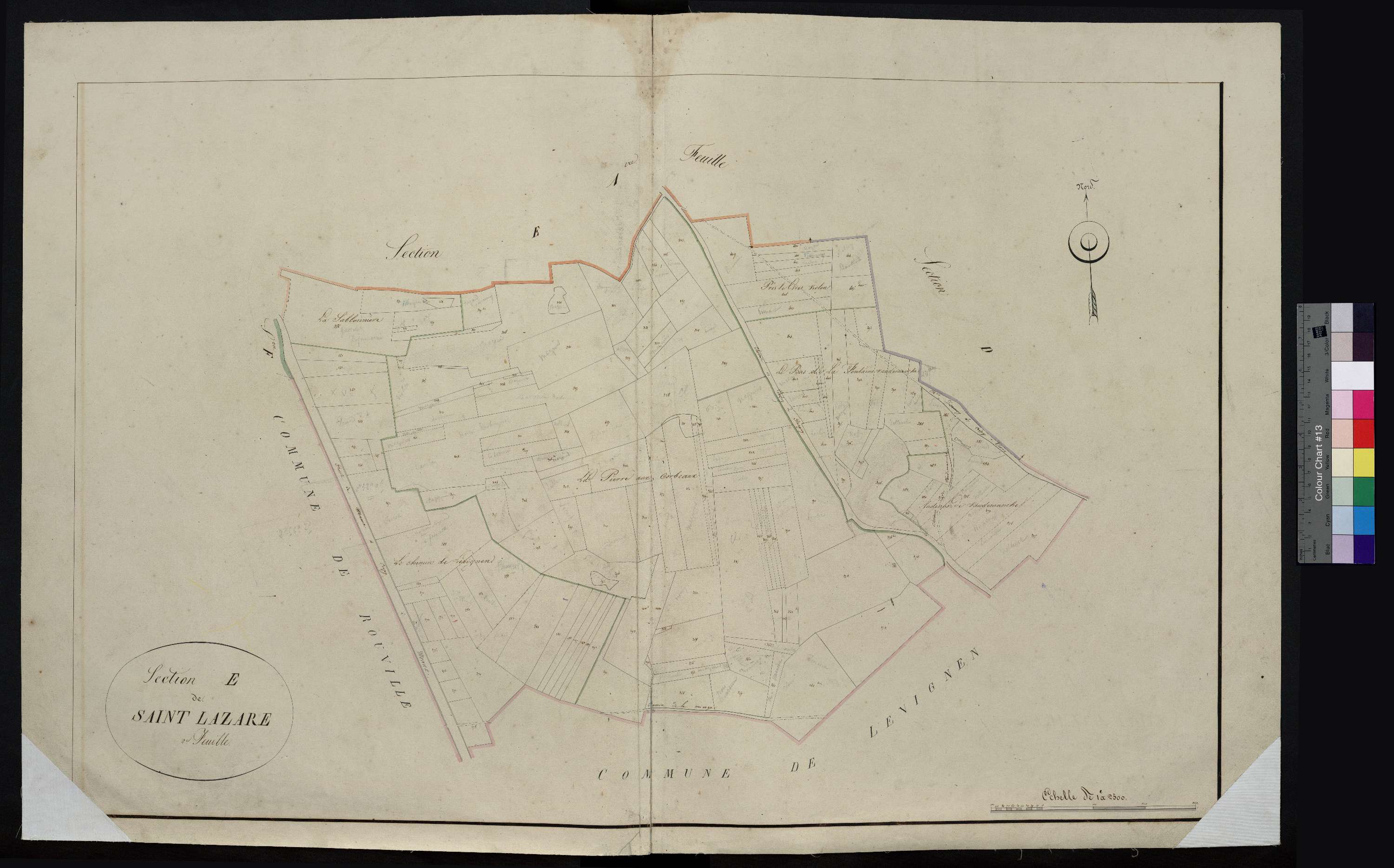 Crépy-en-Valois - Cadastre napoléonien, section E2